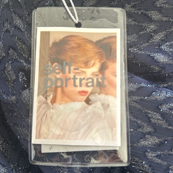 Self Portrait Metallic Coupe Top - Picture 6 of 8